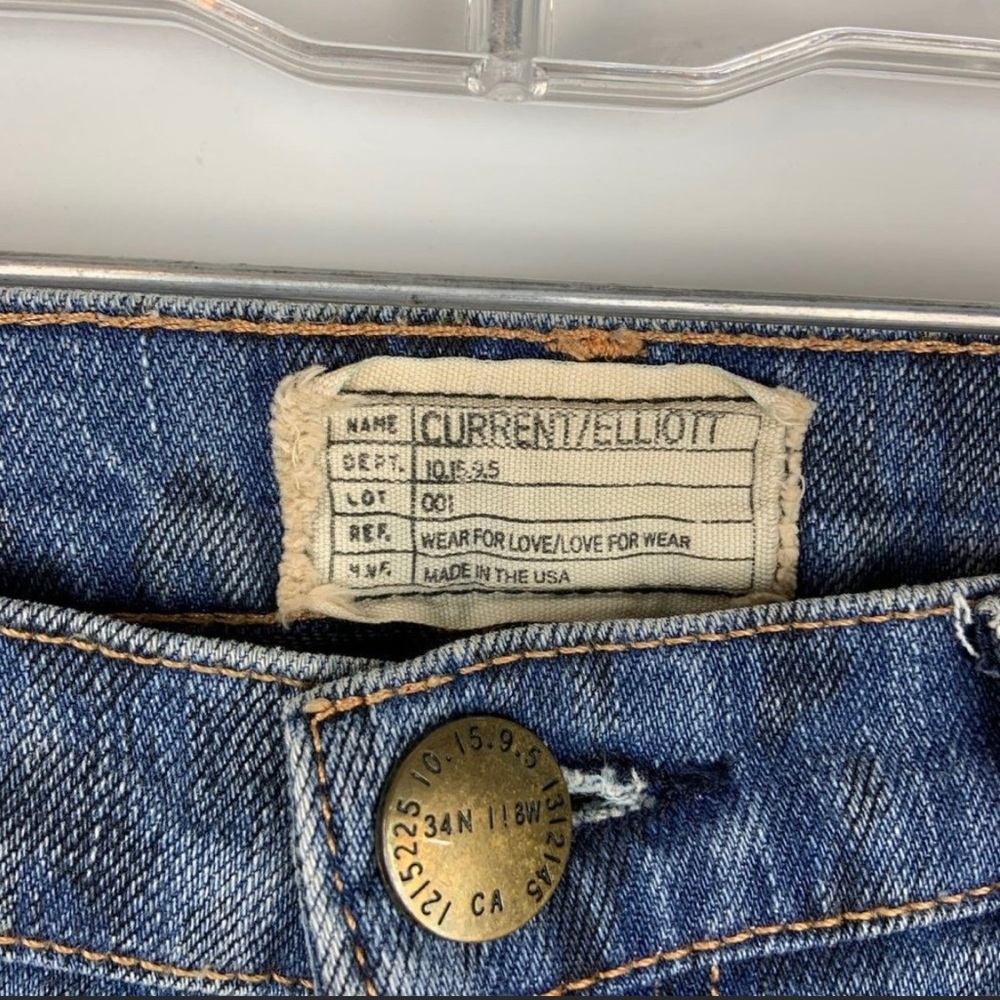 Current Elliot Leopard Print Jeans - image 8